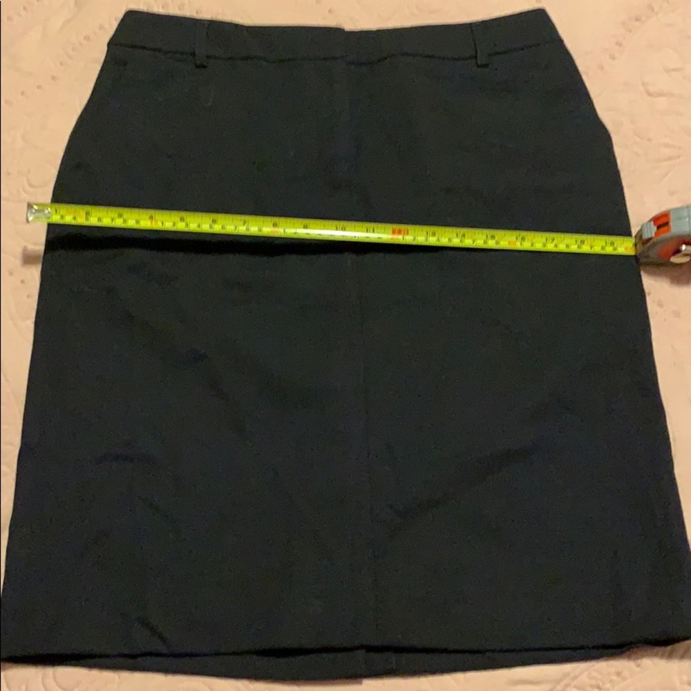 Pendleton 100% Virgin Wool Solid Black Skirt - image 4